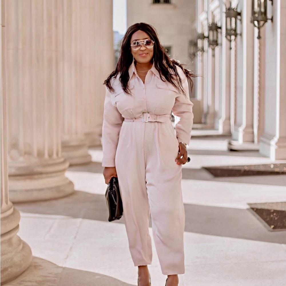 Elegant Cream Jumpsuit